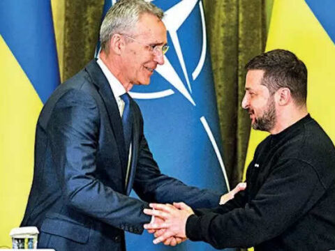 Nato: Ukraine belongs in alliance one day: Nato chief on 1st Kyiv visit