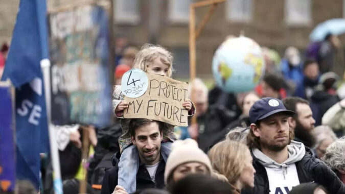 Thousands Rally Outside UK Parliament: Thousands rally outside UK parliament in biodiversity protest