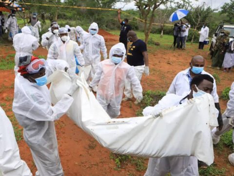 21 bodies dug up in cult investigation of pastor in Kenya