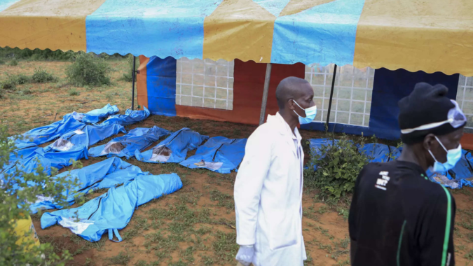 39 bodies dug up in cult investigation of pastor in Kenya