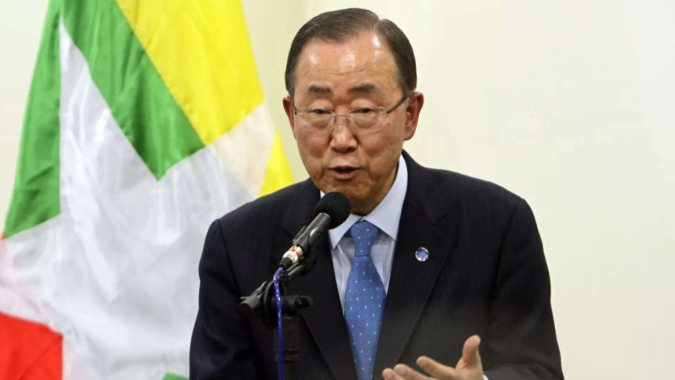 Myanmar: Ex-UN Secretary-General Ban Ki-moon on surprise Myanmar trip