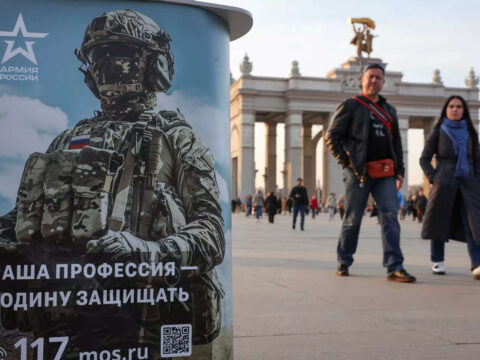 'Be a real man': Russian army launches recruitment drive