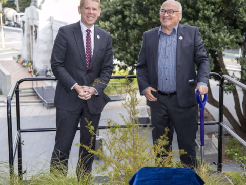 New Zealand plants tree to mark coronation of King Charles