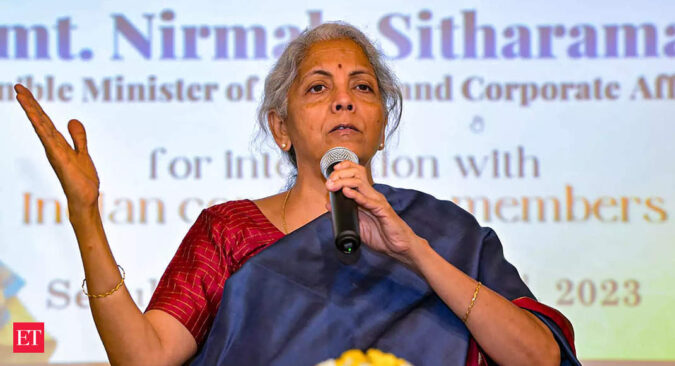 sitharaman: Government working to control inflation, says finance minister Nirmala Sitharaman