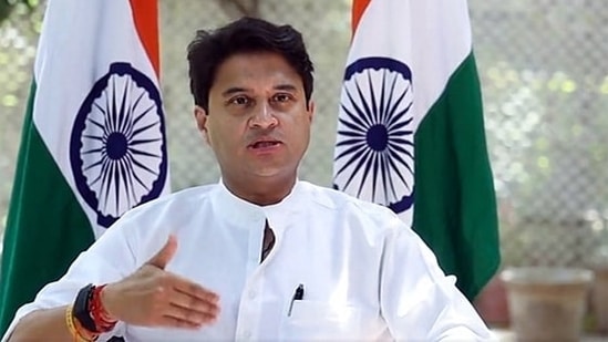 Union Minister for Civil Aviation Jyotiraditya Scindia (ANI Photo)