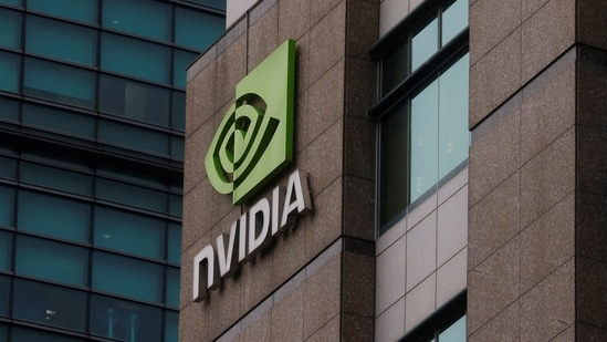 A view of a Nvidia logo at their headquarters in Taipei, Taiwan May 31, 2023. REUTERS/Ann Wang(REUTERS)