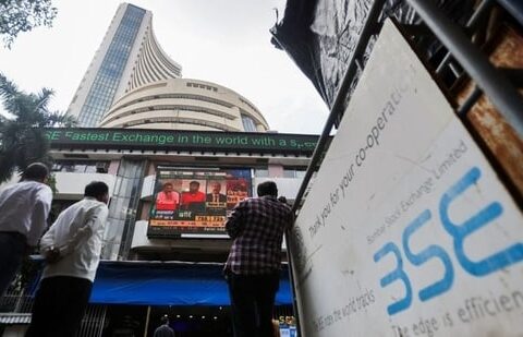 Sensex in green at over 62,000 points; Nifty rises over 18,300(Reuters File)