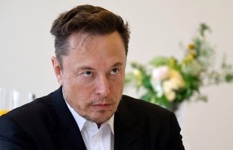 Electric car maker Tesla CEO Elon Musk.(via REUTERS)