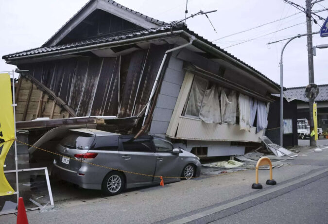 Aftershocks shake Japan after earthquake kills one, destroys homes