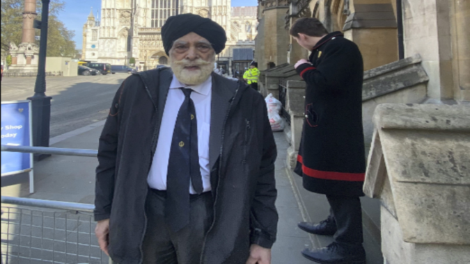 Honour for Sikh community worldwide, says peer bearing Coronation Glove for King Charles