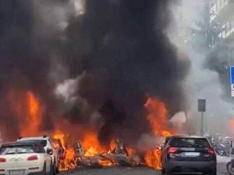 Milan Explosion: Several vehicles in flames after explosion in centre of Milan: Report | World News