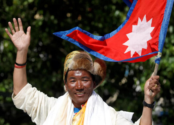 Nepali sherpa sets Everest record with 27th ascent