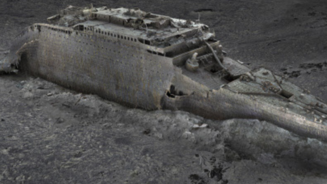 Titanic: First full-size 3D scan of Titanic shows shipwreck in new light