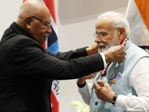 Modi: PM Modi conferred with Fiji's highest honour