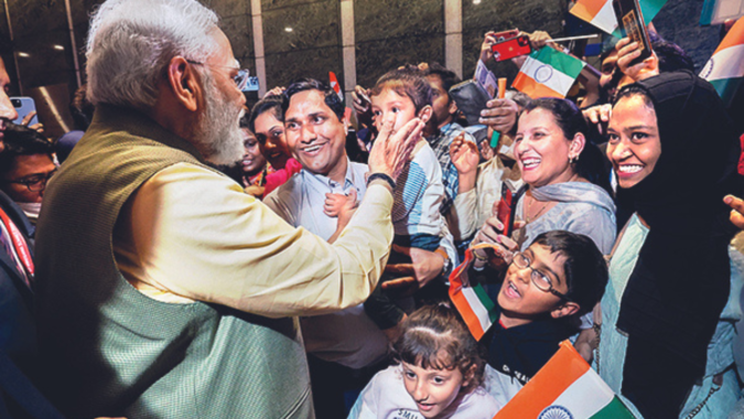 Modi: 91-year-old among diaspora who arrive in Sydney on 'Modi Airways' to greet PM Modi