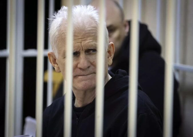 Nobel peace laureate transferred to brutal prison in Belarus, his wife says