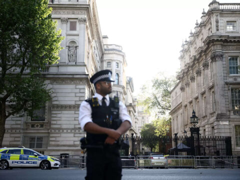 Downing Street: Car crashes into Downing Street gates; police say not a terror act