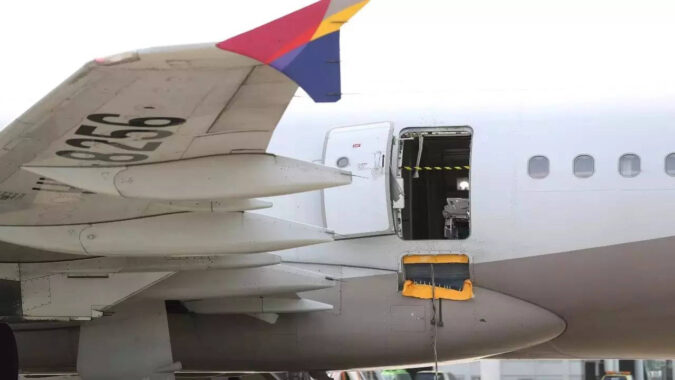 South Korean arrested for opening plane emergency exit door, faces up to 10 years in prison