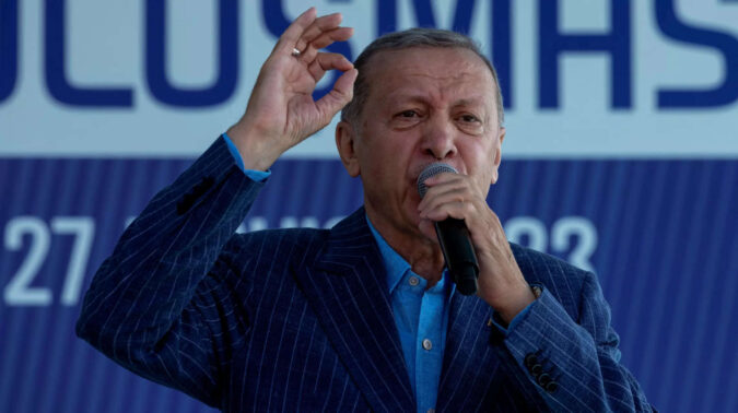 Erdogan: Erdogan declares victory in Turkey run-off election