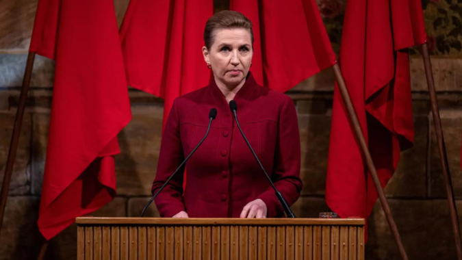 Denmark PM delivers speech partly written by AI