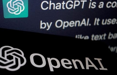 The logo of OpenAI(REUTERS)