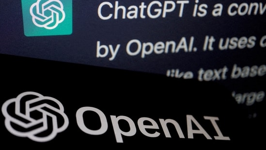 The logo of OpenAI(REUTERS)