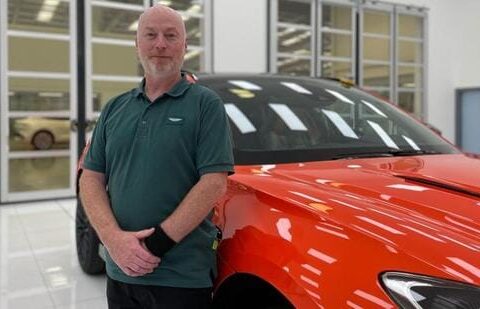 Stuart Lord is the head of manufacturing operations Aston Martin Lagonda. (Vishal Mathur / HT Photo)