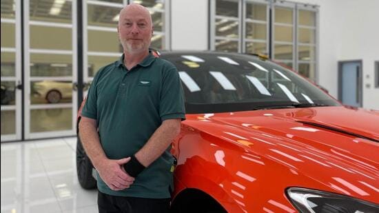 Stuart Lord is the head of manufacturing operations Aston Martin Lagonda. (Vishal Mathur / HT Photo)