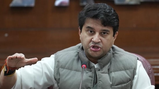 Union minister Jyotiraditya Scindia (PTI)