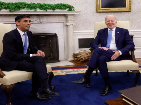 Rishi Sunak talks Ukraine with Joe Biden, seeks to boost post-Brexit UK