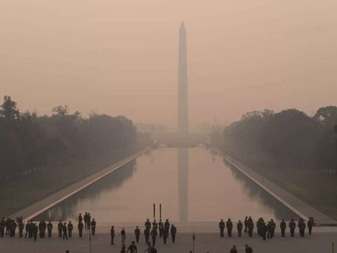 East Coast: A third day of smoky air gives millions in US East Coast, Canada a new view of wildfire threat