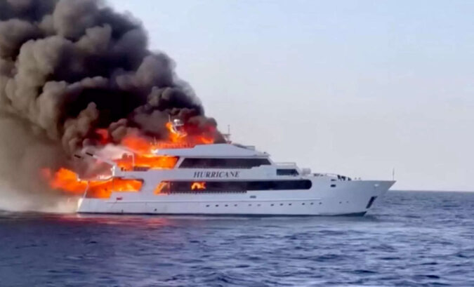 Red Sea: Three British tourists perish after boat catches fire off Egypt's Red Sea coast, tour company says