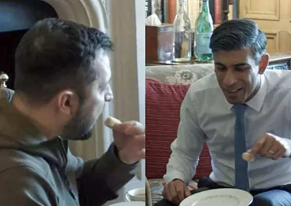 Zelenskyy: Sweet treat: When Zelenskyy ate Rishi Sunak’s mom-made barfi