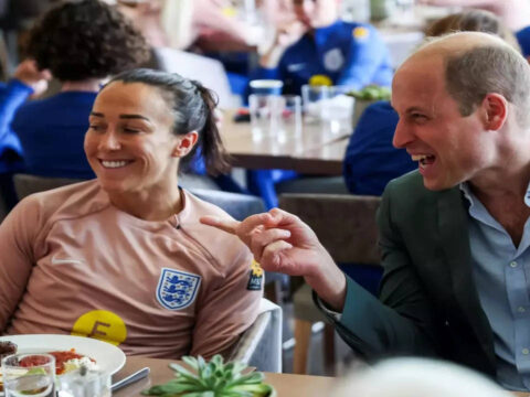 Prince William: WATCH: Prince William pays surprise visit to Lionesses World Cup camp ahead of his birthday