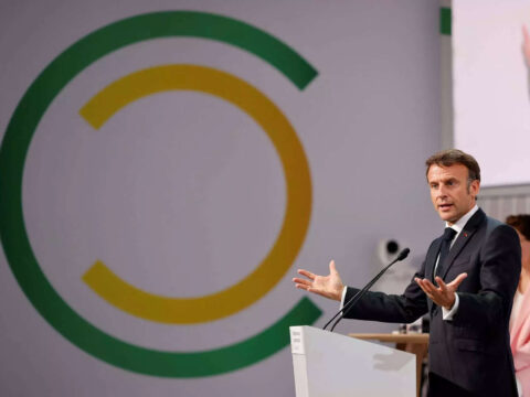 Emmanuel Macron opens climate finance summit with calls for change