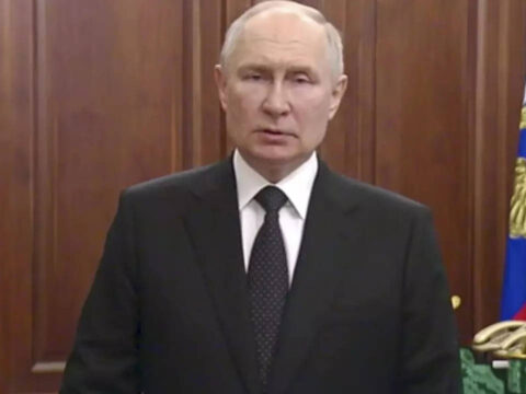 Putin says Wagner mutiny is 'treason' in televised address