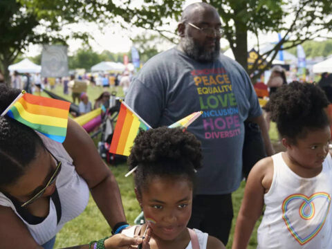 New York: LGBTQ+ Pride revellers flash feathers and flags in the streets from New York to San Francisco