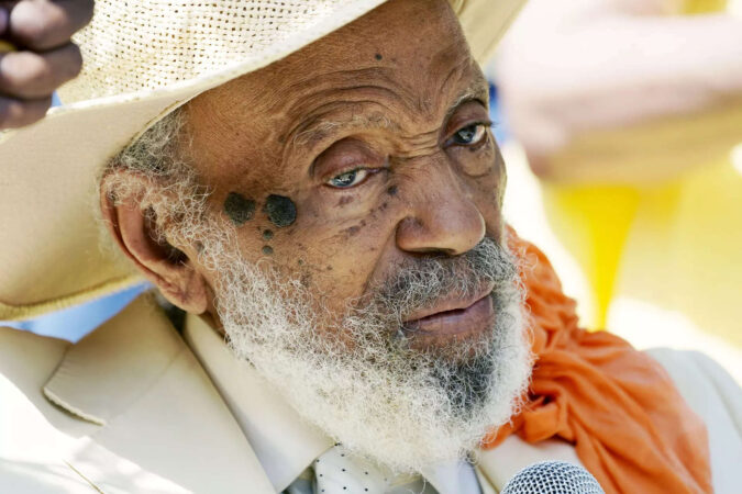 Civil rights icon James Meredith, 90, falls at Mississippi event but has no visible injuries