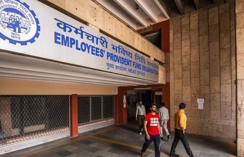 The EPFO head office in New Delhi (Pradeep Gaur/Mint File Photo)