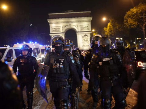 Hundreds arrested on fifth night of France unrest after teen laid to rest