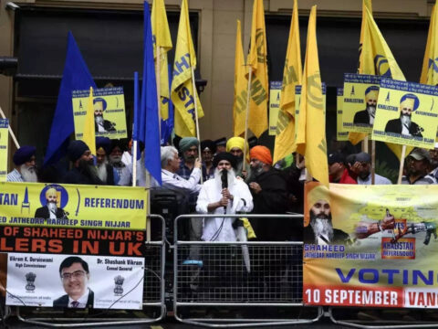 UK: Indian High Commissioner Doraiswami, Consul General feature in posters at pro-Khalistan protest