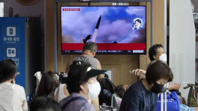 North: North Korea launches long-range missile toward sea after making threat over alleged US spy flights