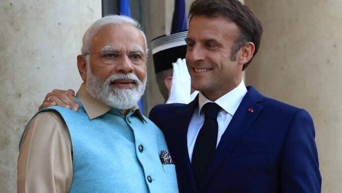 Modi: Proud to welcome India as our Guest of Honour at Bastille Day Parade: President Macron