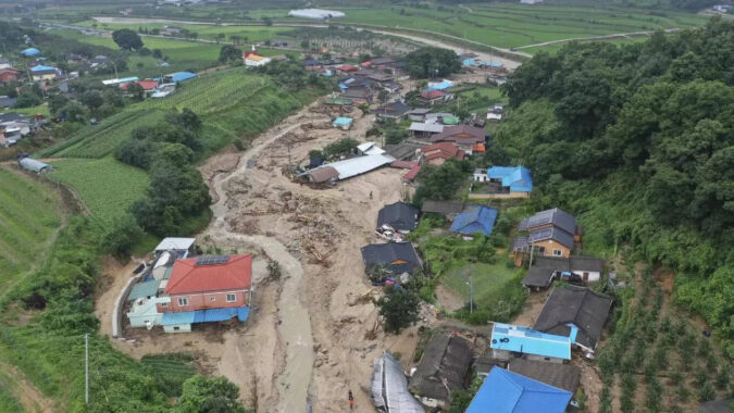 At least 31 killed by heavy rains in South Korea; rescuers hunt for missing people