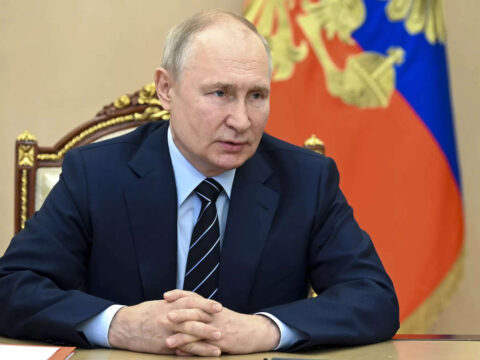 Putin: Putin says Russia has 'sufficient' cluster munitions for tit-for-tat