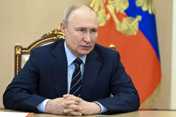 Putin: Putin says Russia has 'sufficient' cluster munitions for tit-for-tat