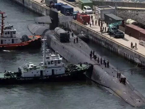 US nuclear-armed submarine visits South Korea for first time in decades