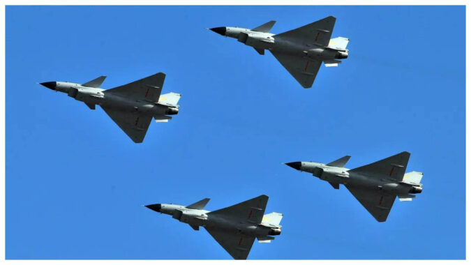 As Taiwan prepares for anti-invasion exercises, China sends dozens of warplanes toward the island