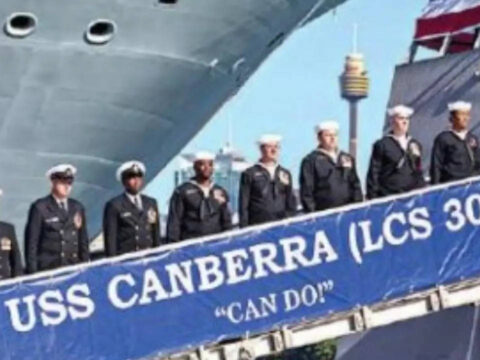 US commissions first Navy warship in a foreign port