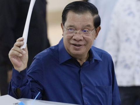 Hun Sen: Cambodian Prime Minister Hun Sen says he will step down in 3 weeks and his son will succeed him